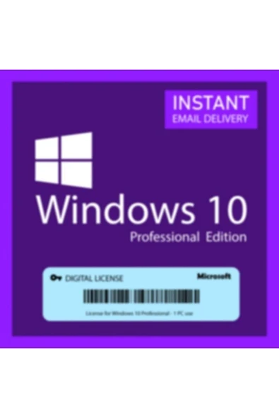 MICROSOFT Windows 10 Pro Orjinal Dijital Lisans Anahtarı 64bıt Tr Ww10uoln-ww0020 ürün görseli 1