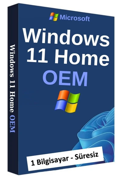 MICROSOFT Windows 11 Home OEM Lisans - 1 PC Süresiz - Anında SMS Teslim ürün görseli 1