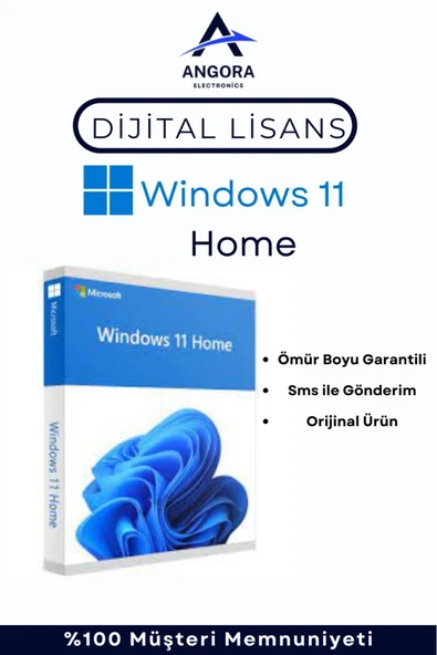 MICROSOFT Windows 11 Home Dijital  Lisans Anahtarı ürün görseli 1