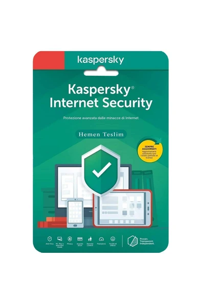 KASPERSKY İnternet Security 7 Cihaz 1 YIL - Resim 2
