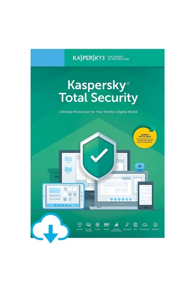 Kaspersky Total Securıty 1 Kullanıcı 1 Yıl ürün görseli 1