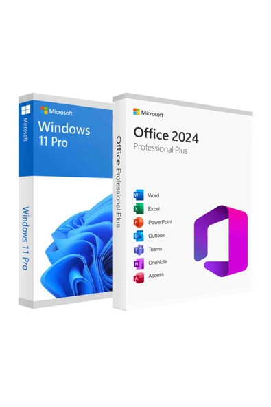 MICROSOFT Windows 11 Pro & Office 2024 Pro Dijital Lisans ürün görseli 1