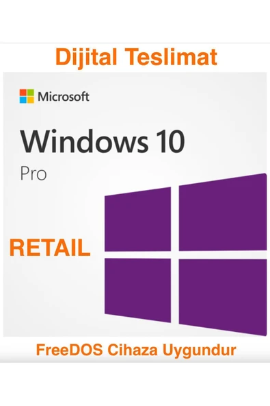 MICROSOFT Windows 10 Pro Dijital Indirilebilir Lisans Anahtarı ürün görseli 1