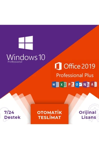 Office Windows 10 Pro 2019 Pro Plus Dijital Lisans Anahtarı ürün görseli 1