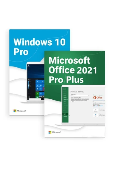 MICROSOFT Windows 10 Pro + Office 2021 Pro Plus ürün görseli 1