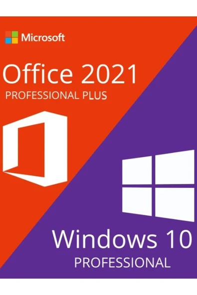 MICROSOFT Office 2021+Windows 10 Dijital Lisans Anahtarı Key ürün görseli 1