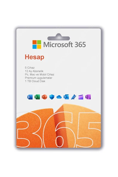 MICROSOFT Office 365 Professional Plus 2025 | 5 Cihaz 1 Yıl ürün görseli 1