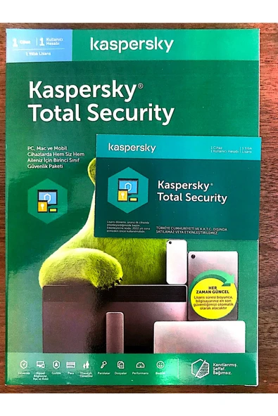 KASPERSKY Total Security 1 Kullanıcı - 1 Yıl ürün görseli 1