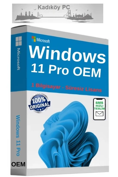 MICROSOFT Windows 11 Pro Oem Lisans - Süresiz - 1 Pc - Anında Sms Teslimat ürün görseli 1