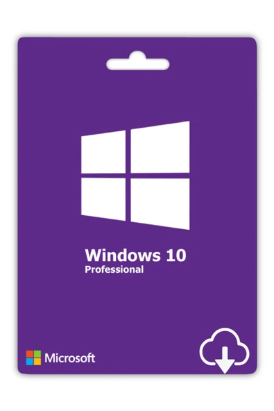 MICROSOFT Windows 10 Pro 32 & 64 Bit Türkçe Oem Dijital Lisans Anahtarı ürün görseli 1