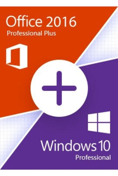 MICROSOFT Windows 10 Pro + Office 2016 Pro Plus ürün görseli 1