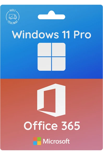 MICROSOFT Windows 11 Pro Lisans Artı Office 365 Excel Word - 2024- Office 365 Kurulum Rehberi Ile Birlikte. ürün görseli 1