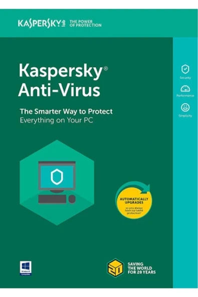KASPERSKY Antitürkçe - 1 Bilgisayar 1 Yıl ( Dijital Teslimat) Uyumlu ürün görseli 1