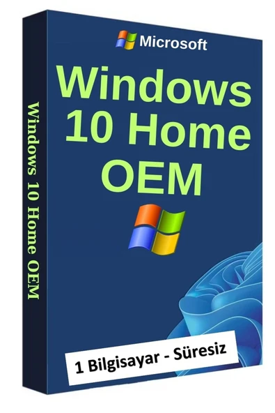 Microsoft Windows 10 Home OEM - Ömür Boyu Kalıcı Dijital Lisans ürün görseli 1
