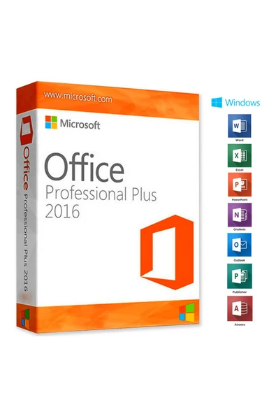 MICROSOFT Office 2016 Pro Plus Retail Dijital Lisans Key ürün görseli 1