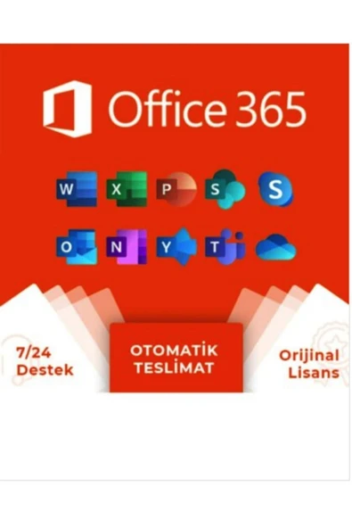 Microsoft Studios Office 365 Pro Plus 5 Pc ürün görseli 1