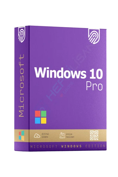 Microsoft Windows 10 Pro Lisans - Ömür Boyu ürün görseli 1