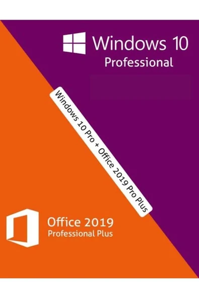 MICROSOFT Windows 10 Pro Ve Office 2019 Pro Plus Dijital Lisans Anahtarı ürün görseli 1