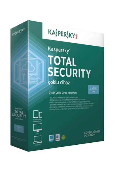 KASPERSKY Total Security 3 Kullanıcı 1 Yıl ürün görseli 1