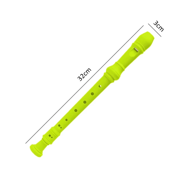 Jwin JF-01 Blok Flüt - Yeşil - Resim 5