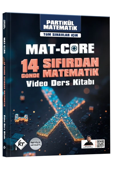 Partikül Matematik Mat-Core 14 Günde Sıfırdan Matematik Video Ders Kitabı KR Akademi Yayınları ürün görseli 1