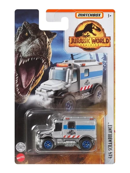 Matchbox Jurassic World 4x4 Scrambulance FMW90 HBH08 ürün görseli 1