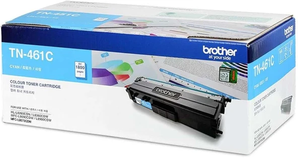 Brother TN-461C 1.800 Sayfa Cyan Mavi Toner HL-L8360CDW MFC-L8690CDW ürün görseli 1