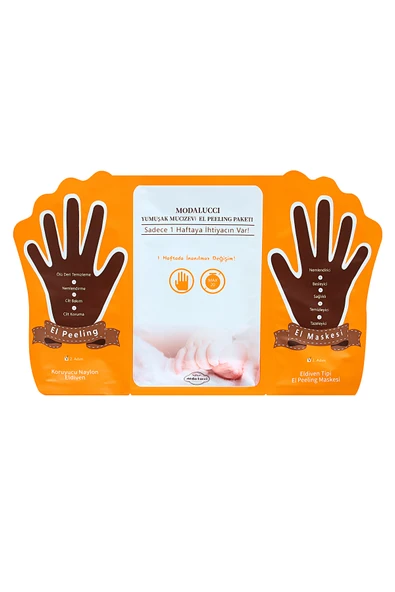 YUMUŞAK MUCİZEVİ SOYULAN EL PEELİNG MASKESİ ürün görseli 1