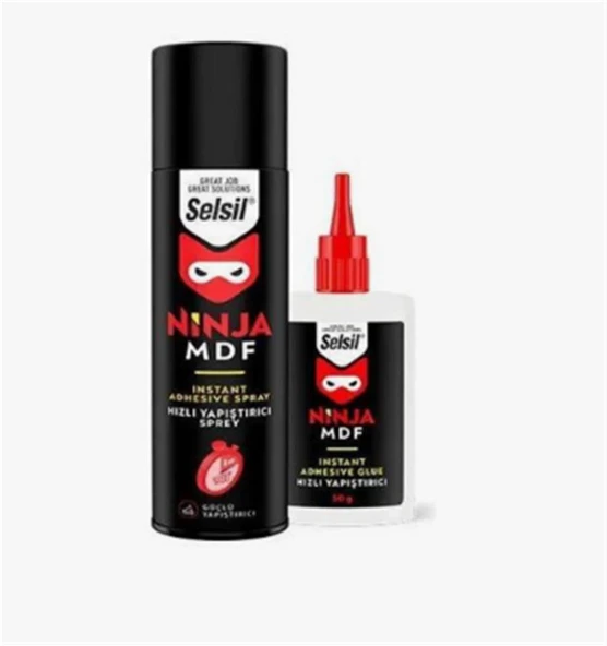 Selsil 200ml  50gr Hızlı Yapıştırıcı Ninja Mdf ürün görseli 1
