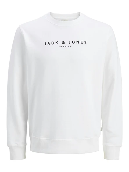 JACK JONES Premium Yazılı Bisiklet Yaka Erkek Sweatshirt 12283436 ürün görseli 1