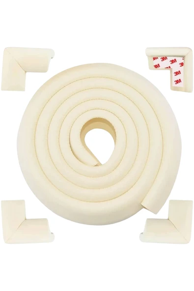 Jumbo 2 Mt. Kenar Ve 4 Ad. Köşe Koruyucu Krem ürün görseli 1