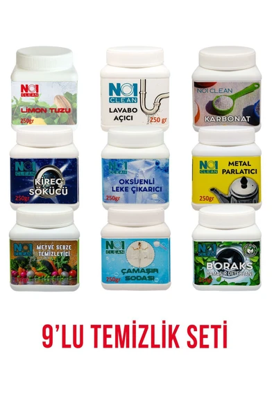 no1 clean Ev Temizlik Seti 9 Çeşit ürün görseli 1