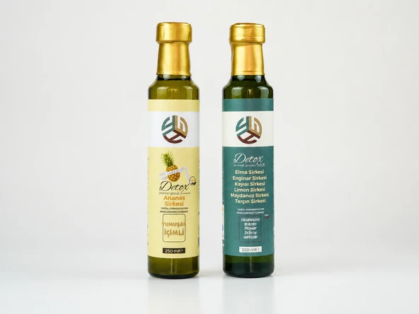 Promar Ananas Sirkesi Doğal Fermantasyon Pineapple Vinegar 250 ML+MİX DETOX SİRKESİ 250 ML ürün görseli 1