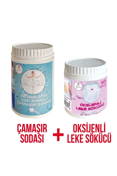 IVY ROSE Her Yıkama Için Çamaşır Sodası Ve Leke Temizleyici Oksijen 2 Paket ürün görseli 1