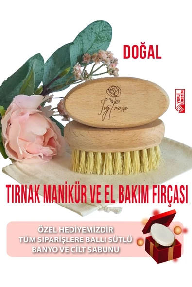 IVY ROSE Tırnak ve El Bakım Manikür Fırçası % 100 Doğal ürün görseli 1