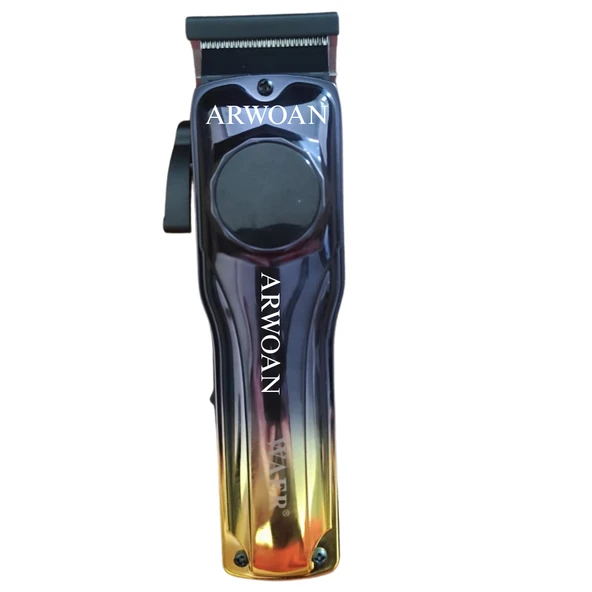 Arwoan Wireless Pro Fade Kablosuz Saç Kesme Makinesi – 6 Başlık, USB Şarjlı, Renkli Gövde ürün görseli 1