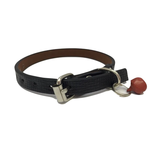 Zilli Deri Kedi Tasması 3'lü Set 30 cm - Resim 4