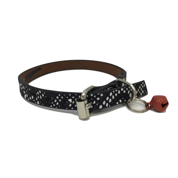 Zilli Deri Kedi Tasması 3'lü Set 30 cm - Resim 2