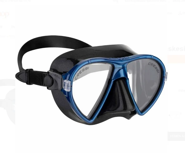 Cressi Ocean Dalış Maske Black/Blue DN295020 ürün görseli 1