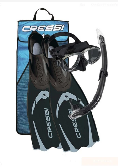 Cressi Pluma Set Black 39/40 CA179539 ürün görseli 1