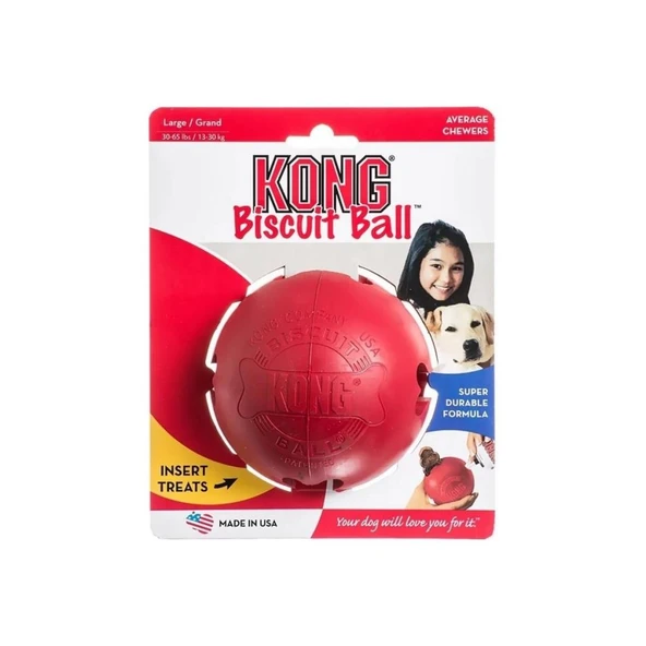Kong Biscuit Ball Top Şeklinde Köpek Oyuncağı S ürün görseli 1