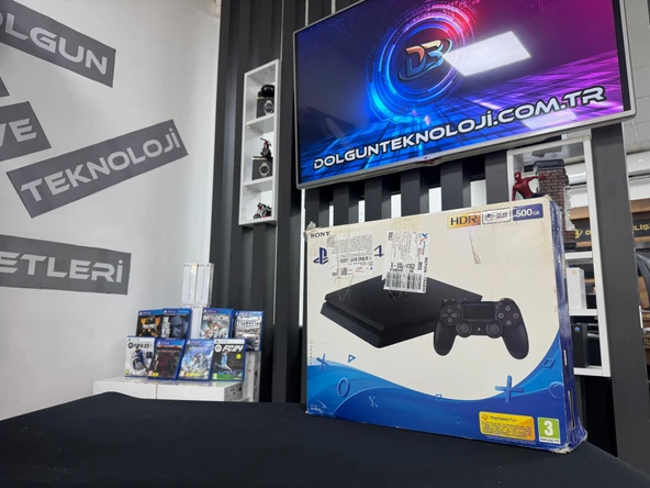 PlayStation 4 Slim 500GB Tek Kol CD Rom Bozuk (İKİNCİ EL) ürün görseli 1
