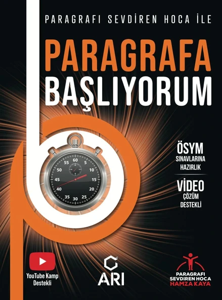 Arı Yks Tyt Ayt Kpss Paragrafa Başlıyorum Soru Bankası Hamza Kaya ürün görseli 1