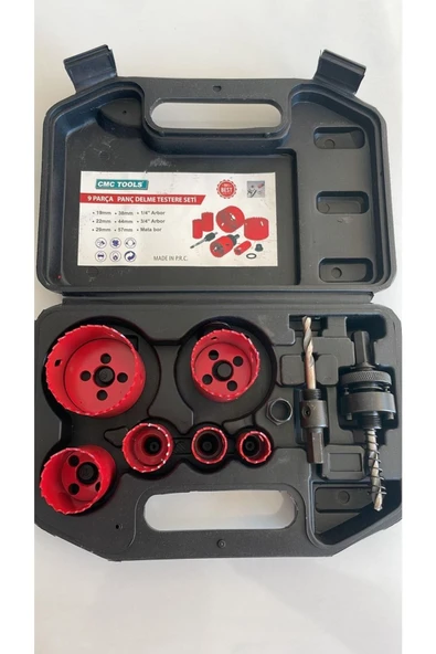 CMC Tools Bi Metal 9 Parça Panç Delme Seti ürün görseli 1