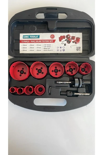 CMC Tools Bi Metal 13 Parça Panç Delme Seti ürün görseli 1