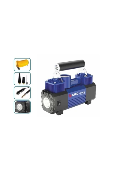 CMC Hava Kompresörü Çift Piston Çakmak Girişli 150psi ürün görseli 1