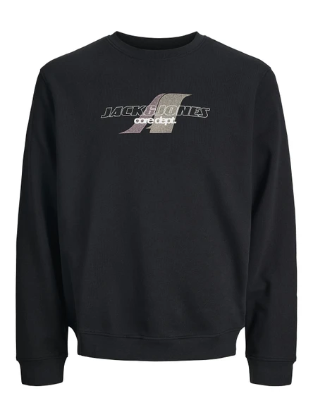JACK JONES Yazı Baskılı Erkek Sweatshirt 12282791 ürün görseli 1