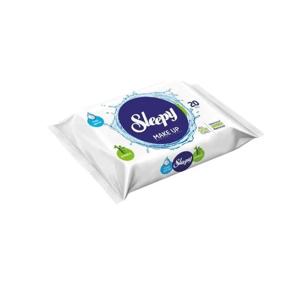 Sleepy Make Up Makyaj Temizleme Mendili 20'li ürün görseli 1