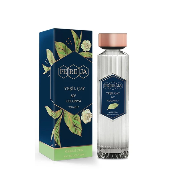 Pereja Yeşil Çay Kolonyası Cam Şişe 250 ml ürün görseli 1
