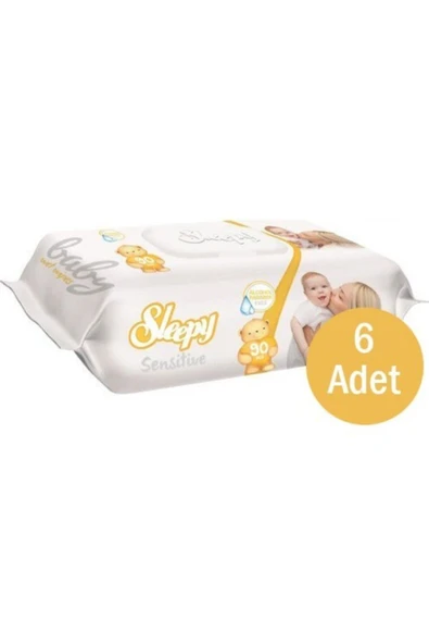Sleepy Sensitive Islak Havlu 6'lı Paket ürün görseli 1
